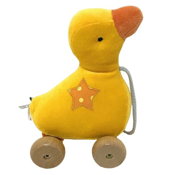 Rich Frog Plush Duck Pull Toy - Picture 1 of 6